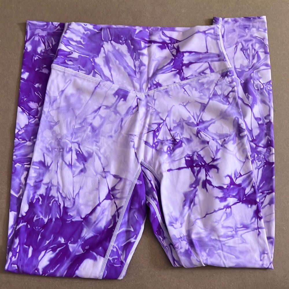 Vitality (Balance Athletica) Cloud Leggings - Purple Tie Dye
